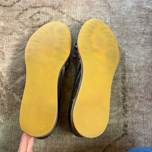 Black Nisolo Women's Huarache Sandal Like New | size 10 - Picture 14 of 16